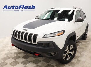 Used 2016 Jeep Cherokee TRAILHAWK, 3.6L, 4WD, CUIR, CAMERA, BLUETOOTH for Sale in Saint-Hubert, Quebec