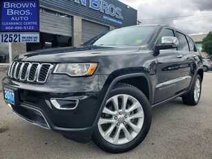 Used 2017 Jeep Grand Cherokee LOCAL, 4WD 4dr Limited for Sale in Surrey, British Columbia