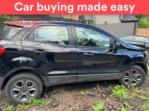 Used 2018 Ford EcoSport S w/ Rearview Cam, A/C, Auto Start/Stop for Sale in Toronto, Ontario