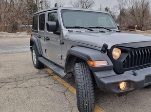Used 2018 Jeep Wrangler UNLIMITED SPORT 4x4 for Sale in Waterloo, Ontario