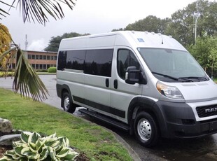 Used 2019 RAM ProMaster 2500 High Roof Passenger Van with Wheelchair Accessibility for Sale in Burnaby, British Columbia