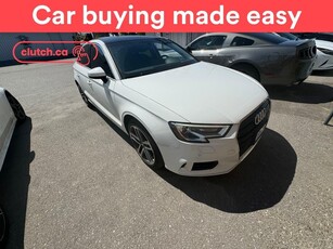 Used 2020 Audi A3 Komfort w/ Apple CarPlay & Android Auto, Rearview Cam, Bluetooth for Sale in Toronto, Ontario