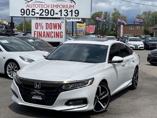 Used 2020 Honda Accord Sport 2.0 Pearl White / Leather / Sunroof / Push Start for Sale in Mississauga, Ontario