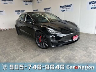 Used 2020 Tesla Model 3 PERFORMANCE AWD ELECTRIC FULL SELF DRIVING for Sale in Brantford, Ontario