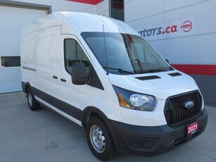 Used 2021 Ford Transit Cargo Van 250 Van Hi Roof ( **AUTOMATIC**FULLY DIVIDED BETWEEN DRIVER AND CARGO**SHELVING UNITS**POWER LOCKS**POWER WINDOWS**AUTOMATIC HEADLIGHTS**POWER SIDE MIRRORS**BLUETOOTH**CRUISE CONTROL**LANE DEPARTURE ALERT**BACKUP CAMERA**PARKING SENSORS**) for Sale in Tillsonburg, Ontario