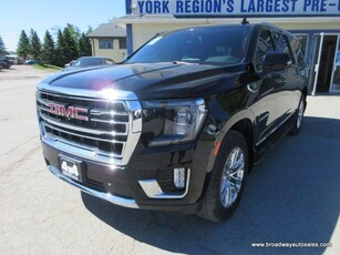 Used 2021 GMC Yukon XL LOADED SLT-VERSION 8 PASSENGER 5.3L - V8.. 4X4.. BENCH & 3RD ROW.. NAVIGATION.. POWER SUNROOF.. LEATHER.. HEATED/AC SEATS.. POWER TAILGATE.. for Sale in Bradford, Ontario