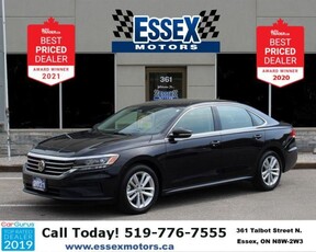 Used 2021 Volkswagen Passat Highline*Heated Leather*Sun Roof*CarPlay*2.0L-4cyl for Sale in Essex, Ontario