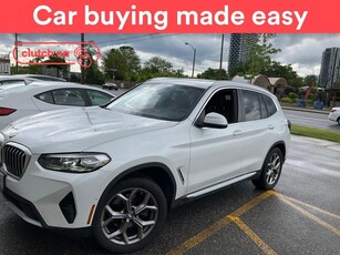 Used 2022 BMW X3 xDrive30i AWD w/ Apple CarPlay & Android Auto, Around-View Monitor, Tri-Zone A/C for Sale in Toronto, Ontario