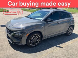 Used 2022 Hyundai KONA N Line AWD w/ Apple CarPlay & Android Auto, Rearview Cam, Bluetooth for Sale in Toronto, Ontario