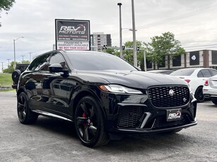 Used 2022 Jaguar F-PACE SVR 550HP Red Interior Meridian Sound for Sale in Ottawa, Ontario