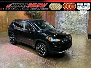 Used 2022 Jeep Compass Limited 4X4 - Pano Roof, Htd Leather Seats & Whl! for Sale in Winnipeg, Manitoba