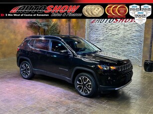 Used 2022 Jeep Compass Limited - Htd Lthr Seats & Whl, Rmt Strt, 10in Scrn for Sale in Winnipeg, Manitoba