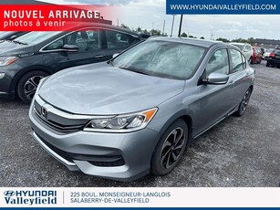 Used Honda Accord 2016 for sale in valleyfield, Quebec