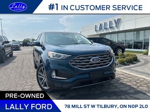 Used 2020 Ford Edge Titanium, Roof, Nav, AWD! for Sale in Tilbury, Ontario