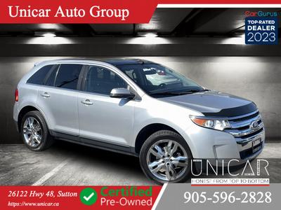 2013 Ford Edge 4 dr Limited AWD Leather Pano roof Navi Backup Ca