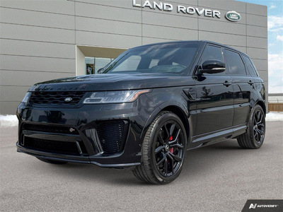 2020 Land Rover Range Rover Sport SVR 3.99% Finance Available!