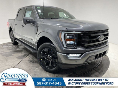 2023 Ford F-150 LARIAT - 502A, Black Appearance Pkg, Twin Panel