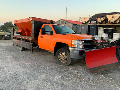 Chevrolet 3500HD Dump with Plow and Salter