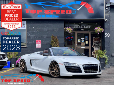 2011 Audi R8 2dr Conv Spyder Man 5.2L | V10 | 6-SPEED | SPYDER