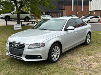 2012 Audi A4 Quattro ~ 2.0T ~ LEATHER ~ SUNROOF ~ SAFETY INCLUDE