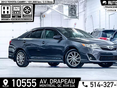 2012 TOYOTA Camry 4 CYL/MAGS/NAVIGATION/BLUETOOTH/101,000km