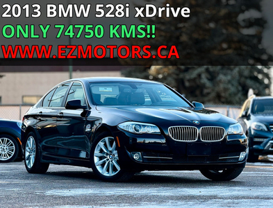 2013 BMW 5 Series 528i xDrive/ONE OWNER/ONLY 74750 KMS! CERTIFIE