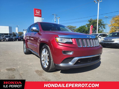 2015 JEEEP GRAND CHEROKEE SUMMIT *AWD, TOIT OUVRANT PANORAMIQUE,
