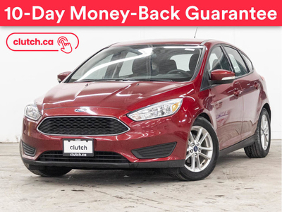 2016 Ford Focus SE w/ Rearview Cam, Bluetooth, Cruise Control