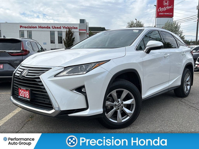 2018 Lexus RX RX 350 - Leather - Sunroof - Rear Cam - Low Kms!