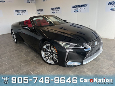 2022 Lexus LC LC500 |CONVERTIBLE |RED LEATHER |V8 | NAV | 471HP!