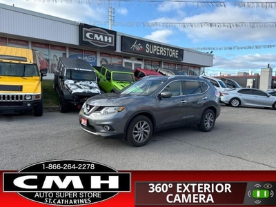 Used 2015 Nissan Rogue SL LEATH BLIND-SPOT 360-CAM P/GATE for Sale in St. Catharines, Ontario