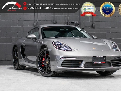 Used 2018 Porsche 718 Cayman S Coupe/BOSE/ NAV/ CAM/ PDLS/ LCA/ PREMIUM PKG for Sale in Vaughan, Ontario