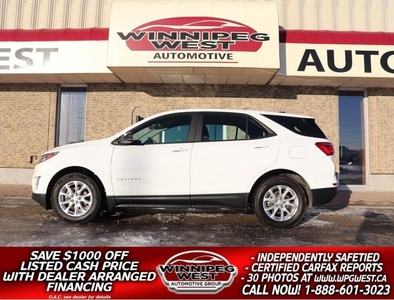 Used 2020 Chevrolet Equinox LS 1.5L TURBO, HTD SEATS, WELL EQUIPPED, AS NEW! for Sale in Headingley, Manitoba