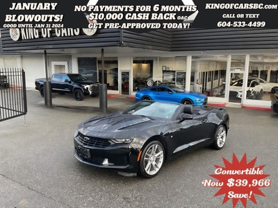 Used 2021 Chevrolet Camaro 2dr Conv 2lt for Sale in Langley, British Columbia
