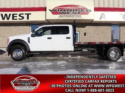 Used 2021 Ford F-550 CREW DUALLY 4X4, 12FT DECK, HD GVW, LOADED & CLEAN for Sale in Headingley, Manitoba