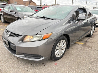 Used 2012 Honda Civic LOW KM!!! 2dr Auto EX-L GPS Navigation Leather Heated Seats for Sale in Mississauga, Ontario