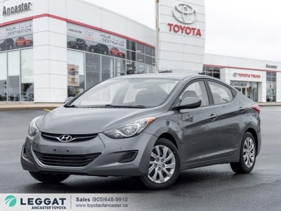 Used 2012 Hyundai Elantra 4DR SDN AUTO GL for Sale in Ancaster, Ontario