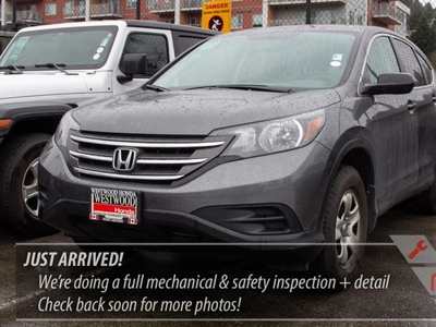Used 2014 Honda CR-V LX 4WD 5-Speed AT for Sale in Port Moody, British Columbia