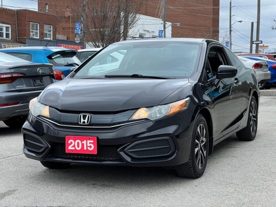 Used 2015 Honda Civic EX - Power Sun Roof - Heated Seats - Auto Climate Control - Alloy Wheels - Certified for Sale in North York, Ontario
