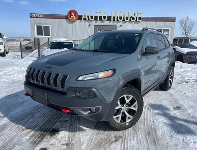 Used 2015 Jeep Cherokee Trailhawk 4WD REMOTE START HEATED LEATHER SEATS for Sale in Calgary, Alberta