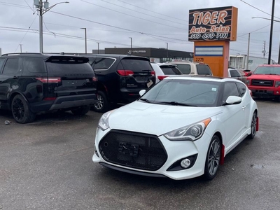 Used 2016 Hyundai Veloster TURBO*MANUAL*ROOF*ALLOYS*CERTIFIED for Sale in London, Ontario