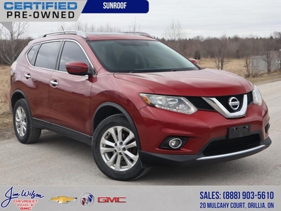 Used 2016 Nissan Rogue SV SUNROOF for Sale in Orillia, Ontario