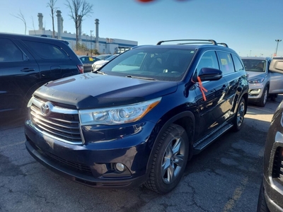 Used 2016 Toyota Highlander Limited AWD V6 - LEATHER! NAV! BACK-UP CAM! BSM! 7 PASS! for Sale in Kitchener, Ontario