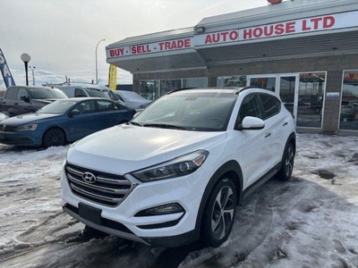 Used 2017 Hyundai Tucson LIMITED BACKUP CAM PANORAMIC ROOF BLIND SPOT DETECTION for Sale in Calgary, Alberta