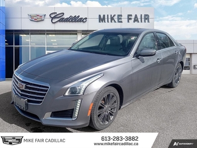 Used 2018 Cadillac CTS 2.0L Turbo AWD,power sunroof,heated front seats/steering wheel,remote start,rear vision camera for Sale in Smiths Falls, Ontario