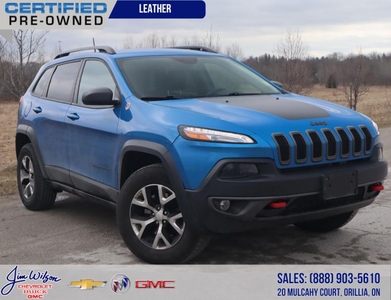 Used 2018 Jeep Cherokee Trailhawk 4x4 BACKUP CAMERA NAVIGATION for Sale in Orillia, Ontario