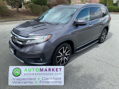 Used 2019 Honda Pilot TOURING AWD, CARPLAY, LOADED, FINANCING, WARRANTY, INSPECTED W/BCAA MBSHP! for Sale in Surrey, British Columbia