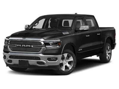 Used 2019 RAM 1500 Laramie HARMAN/KARDON 19-SPEAKER AUDIO I GPS NAVIGATION I REMOTE START SYSTEM I FRONT HEATED AND VENTILATED SEATS I SECOND-ROW HEATED SEATS I DUAL-PANE PANORAMIC SUNROOF for Sale in Barrie, Ontario