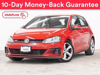 Used 2020 Volkswagen Golf GTI 5-Door w/ Apple CarPlay & Android Auto, Rearview Cam, Dual Zone A/C for Sale in Toronto, Ontario