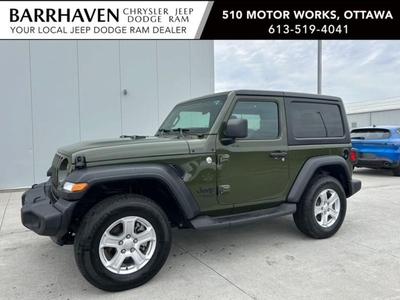 Used 2021 Jeep Wrangler Sport S 4x4 M/T Technology Group for Sale in Ottawa, Ontario